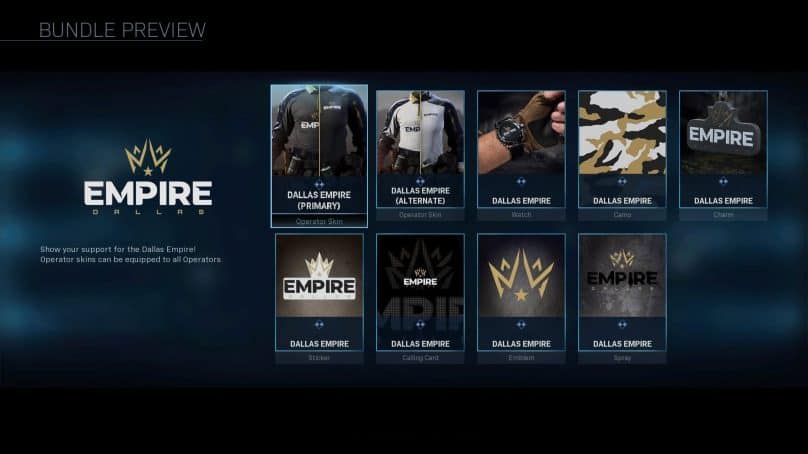 New Esports supporter packs dropping in Modern Warfare!