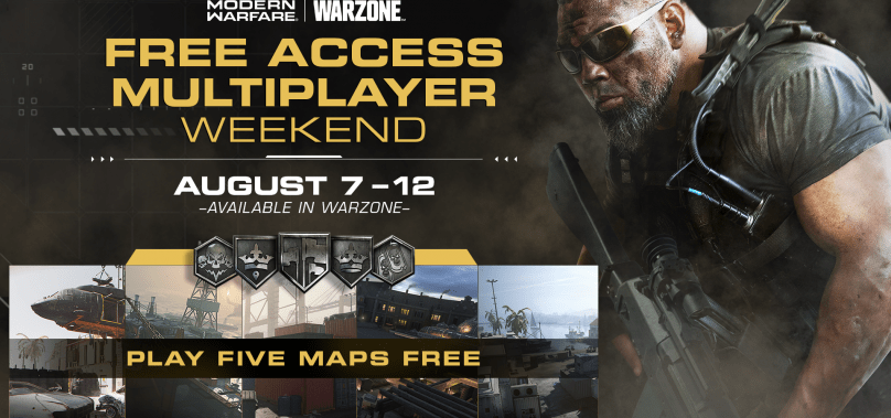 Call of Duty Free Multiplayer Weekend & Double XP Weekend