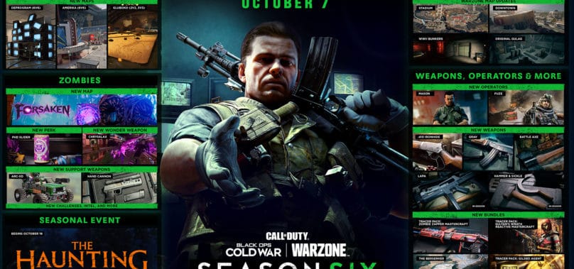 Black Ops Cold War and Warzone Season 6 Coming Soon